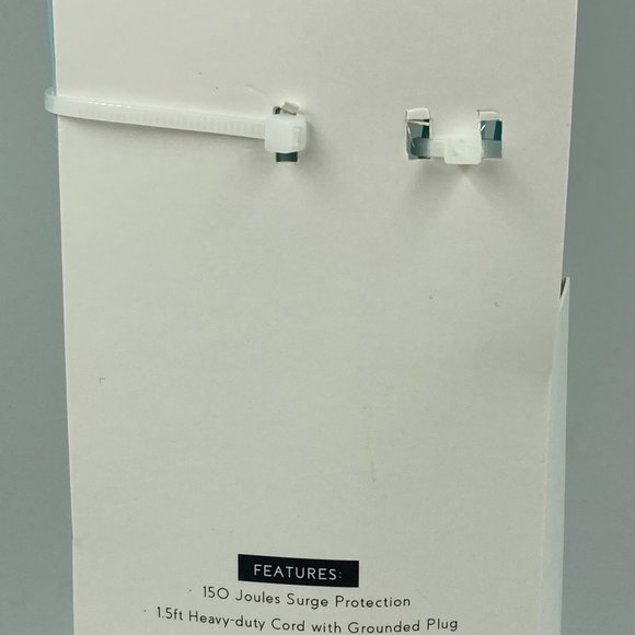 Vivitar 6 Outlet Safety Surge Protector Plug AC Wall Power Strip (SKY BLUE) - Picture 3 of 3